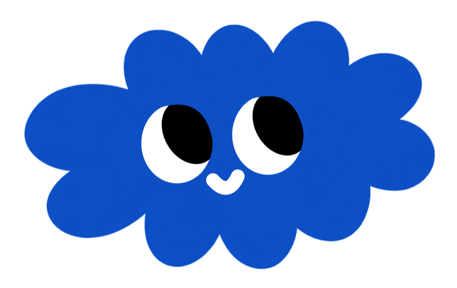 Nimbo, una nuvola blu che sorride